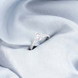 Aviva Moissanite Ring -  0.85 Carat DEF-color Gemstone