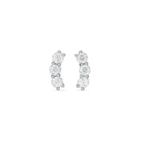 Genevieve Moissanite Earrings - Total 0.51 Carat DEF-color Gemstone