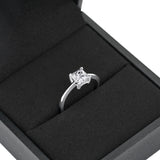 Bellamy Moissanite Ring - 0.85 Carat DEF-color Gemstone