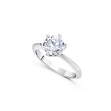 Capella Moissanite Ring - 1.70 Carat DEF-color Gemstone