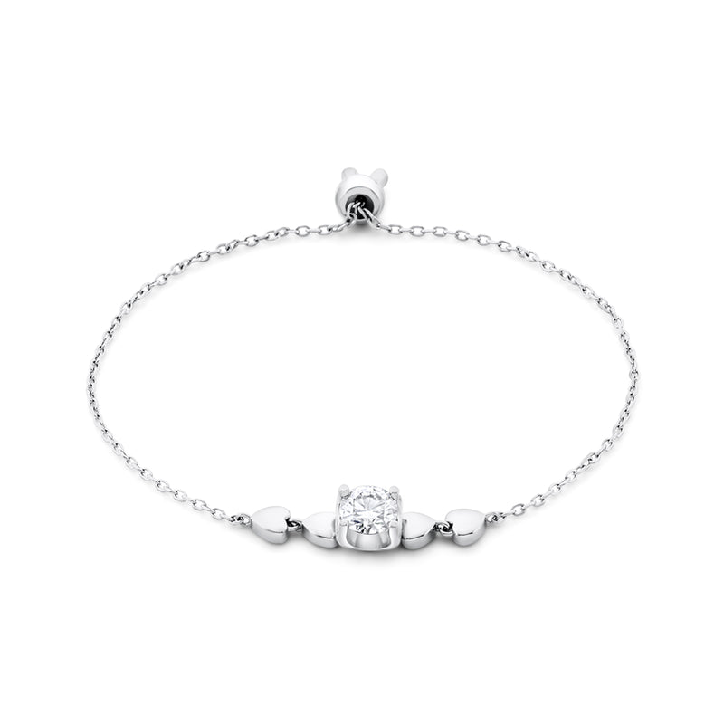 Farah Moissanite Bracelet - 0.85 Carat DEF-color Gemstone