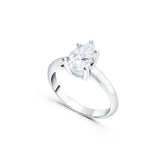 Lyra Moissanite Ring - 1.70 Carat DEF-color Gemstone