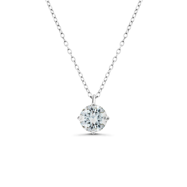 Isadora Moissanite Pendant - 1.70 Carat DEF-color Gemstone