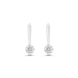 Cressida Moissanite Earrings - Total 0.85 Carat DEF-color Gemstone