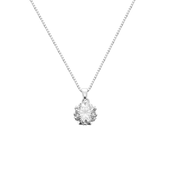 Carina Moissanite Pendant - 0.85 Carat DEF-color Gemstone