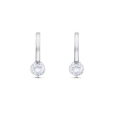 Noella Moissanite Earrings - Total 1.70 Carat DEF-color Gemstone