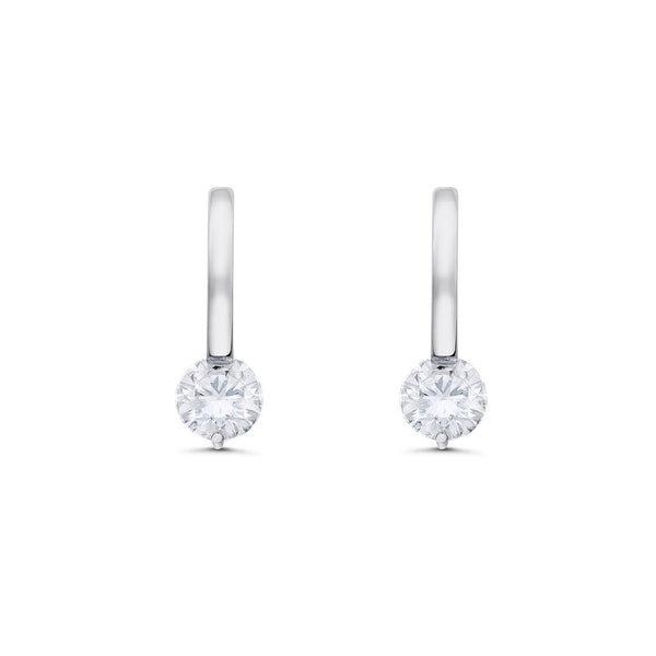 Noella Moissanite Earrings - Total 1.70 Carat DEF-color Gemstone