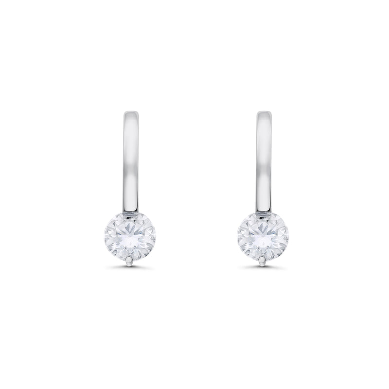 Noella Moissanite Earrings - Total 1.70 Carat DEF-color Gemstone