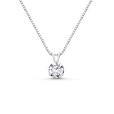 Portia Moissanite Pendant - 0.85 Carat DEF-color Gemstone