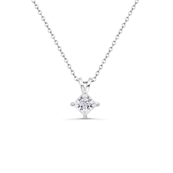 【TATIANA】Moissanite 1 Carat Necklace★送料無料★2色 2 Carats Moissanite Diamond Octagram Pendant Necklace 925