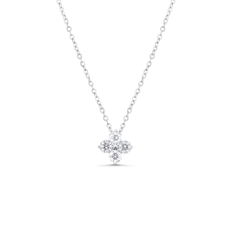 Pippa Moissanite Pendant - Total 0.34 Carat DEF-color Gemstone