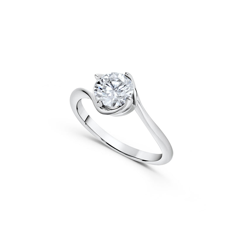 Sirius Moissanite Ring - 0.85 Carat DEF-color Gemstone