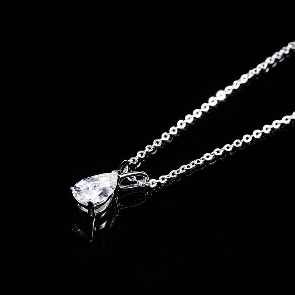 Eulalie Moissanite Pendant - 1.27 Carat DEF-color Gemstone