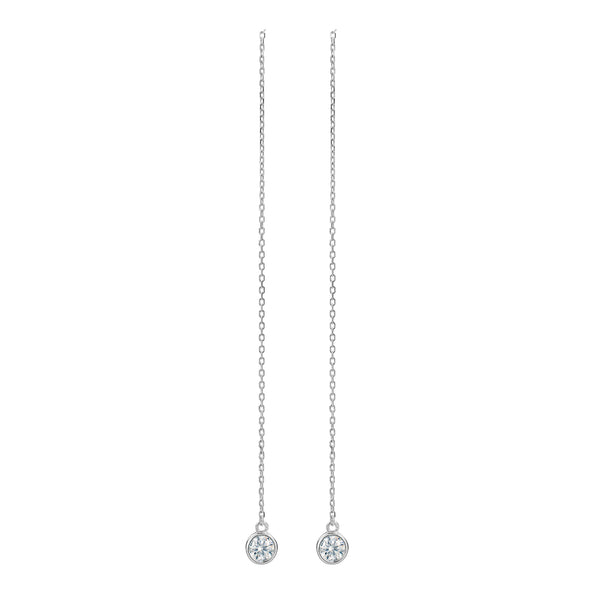 Fay Moissanite Earrings - 0.5 CT D-color Gemstone