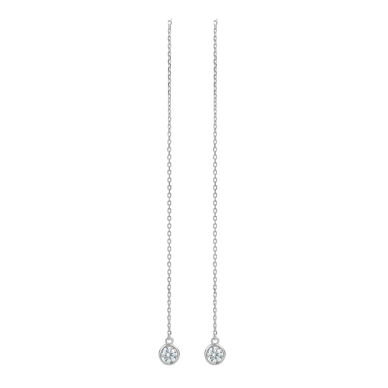 Fay Moissanite Earrings - 0.5 CT D-color Gemstone